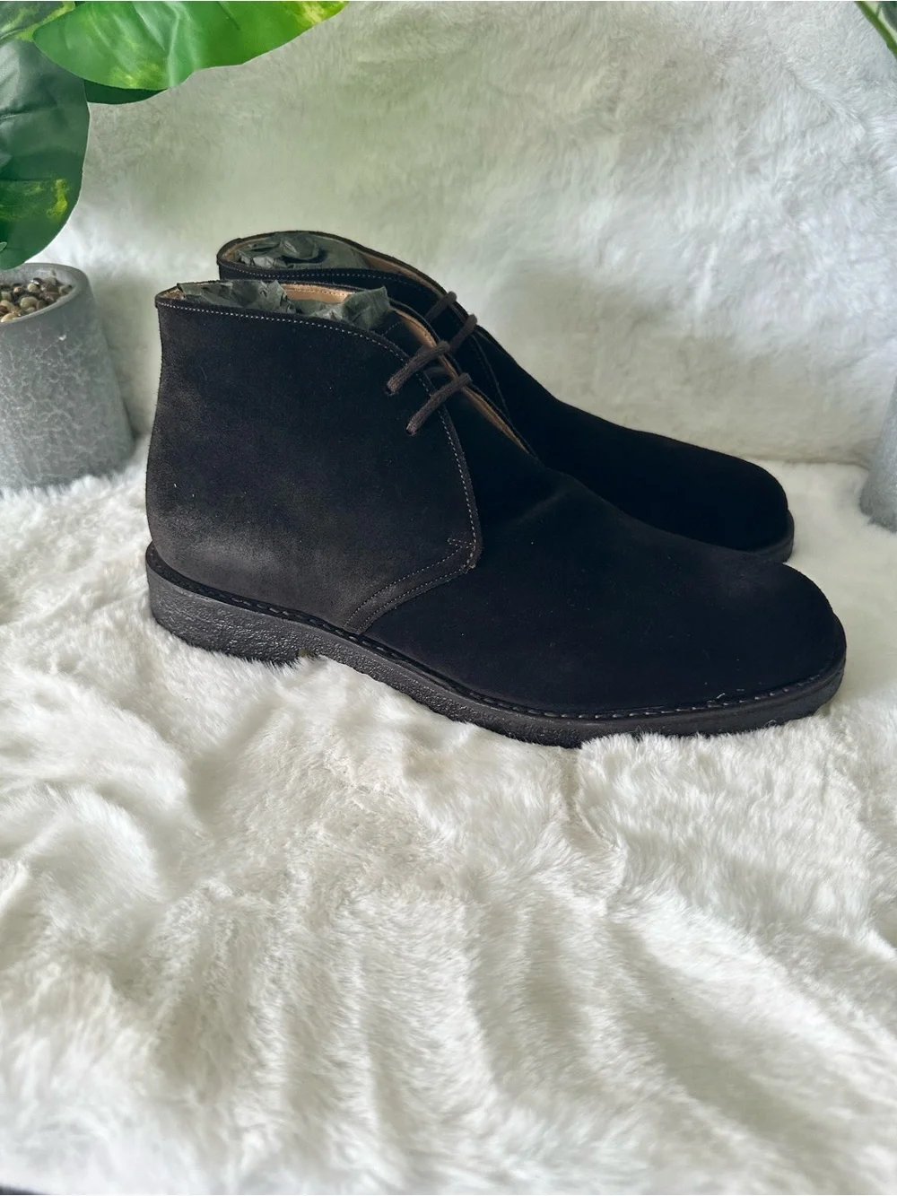 Church's Dark Brown Suede Chukka Boots